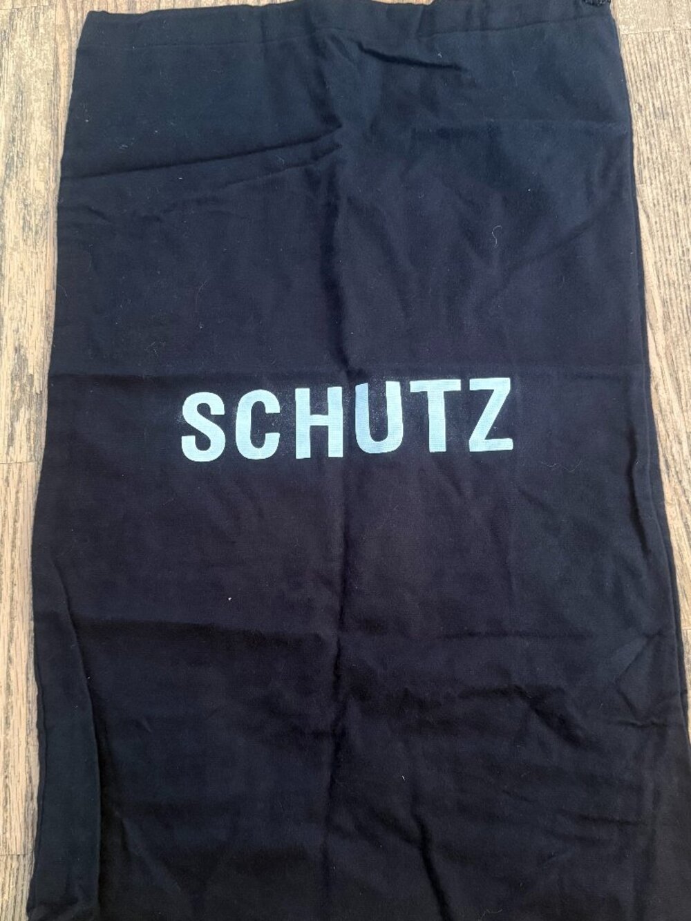 SCHUTZ BLACK DRAWSTRING DUSTBAG LARGE FOR BAG 22" X 13"
